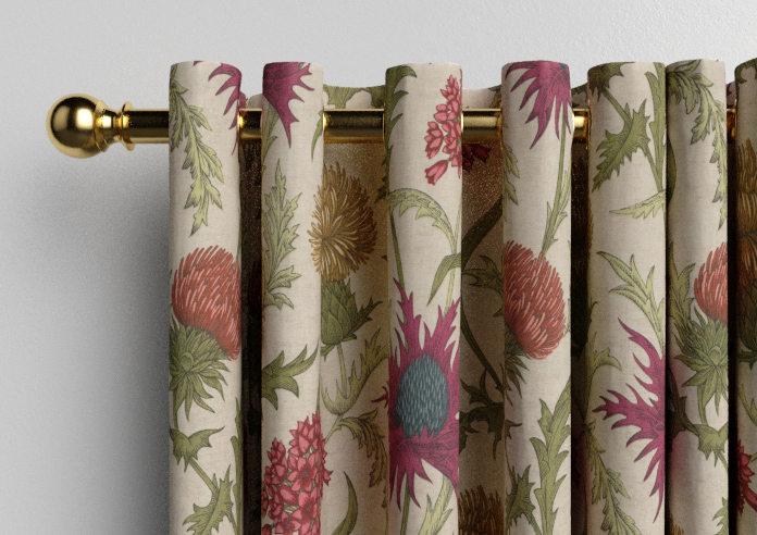 Acanthium, Garnet - Made to Measure Curtains - Image 12